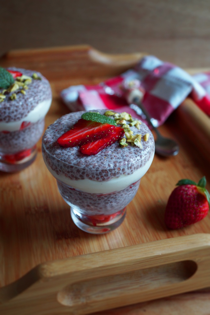 Vitasoy | Layered Strawberry Chia Pudding - Vitasoy